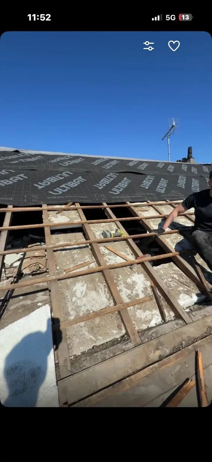 Toiture avant travaux réparation 92