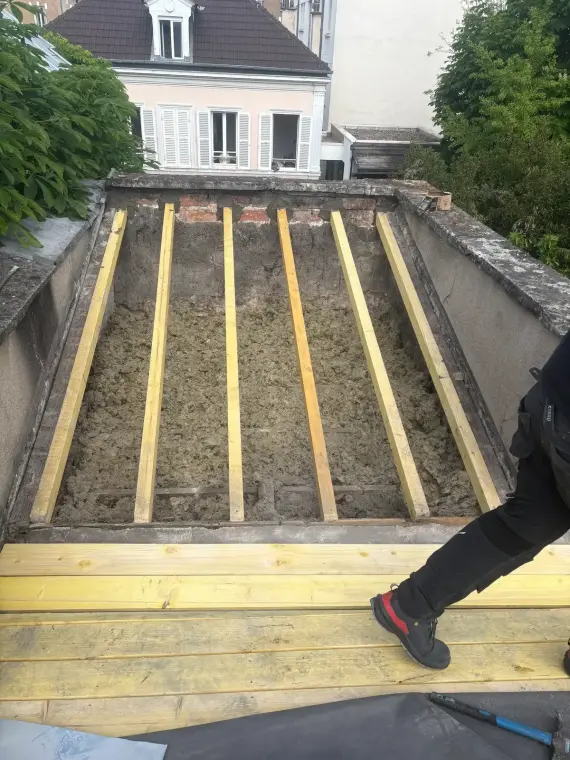 Chantier couverture terminé Suresnes
